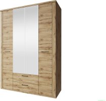 Šatní skříň se zrcadlem DOORSET 4D2S