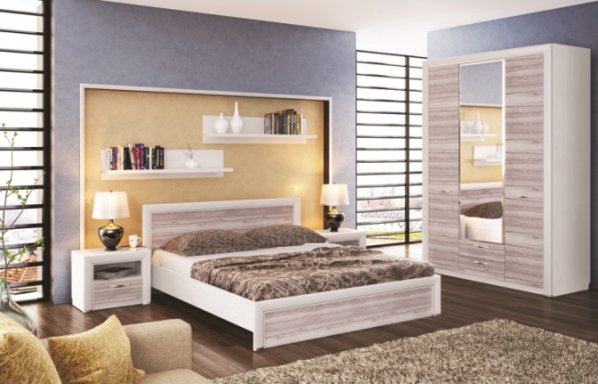 Šatní skříň se zrcadlem Olivia 3D2S