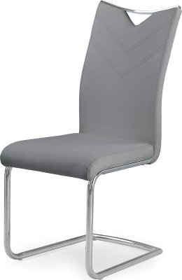 Šedá jídelní židle K224