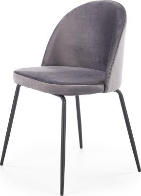 Šedá jídelní židle K314