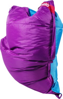 Sedací pytel BeanBag duo-purple-turquoise