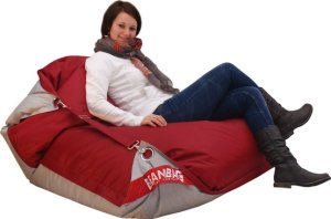 Sedací pytel BeanBag duo-rubin-silver