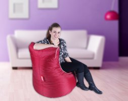 Sedací pytel BeanBag OutBag rubin