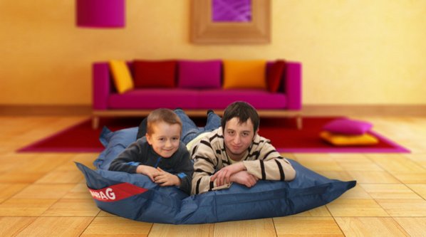 Sedací pytel BeanBag perfekt-jeans