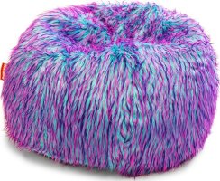 Sedací pytel Shaggy Multicolor pink-violet-blue