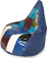 Sedací vak Colorful dark blue