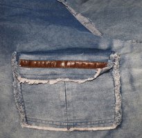 Sedací vak Jeans Chair blue