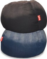 Sedací vak Jeans Round black
