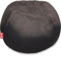 Sedací vak Jeans Round black