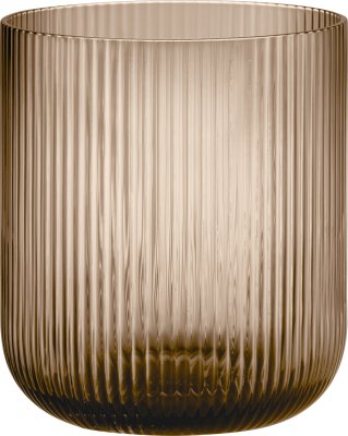 Skleněný svícen VEN Coffee 14cm