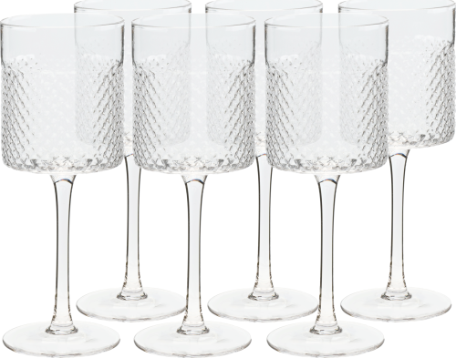 Sklenice na víno Bokaso 410 ml set 6 ks