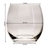 Sklenice na vodu Gabu 450 ml set 6 ks