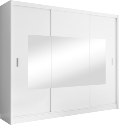 Skříň s posuvnými dveřmi Armoire 250 bílá