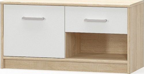 Skříňka Tips 1D1S sonoma/bílá