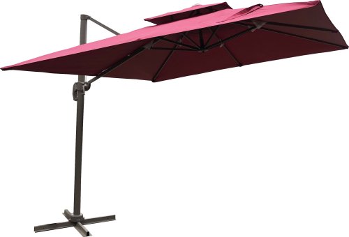 Slunečník ROMA výkyvný 3x3m - červený