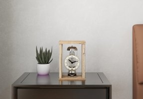Stolní mechanické hodiny 23056-T30791 Hermle 26cm