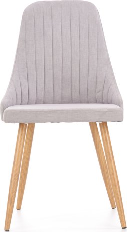 Světle šedá jídelní židle K285