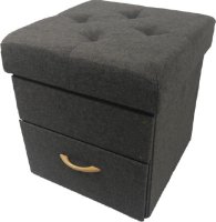 Šedý taburet SULOT TYP 1