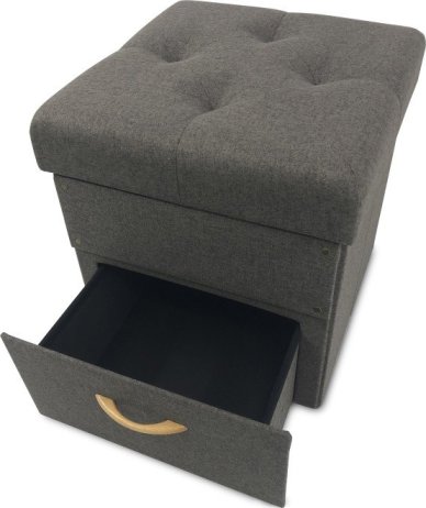 Šedý taburet SULOT TYP 1