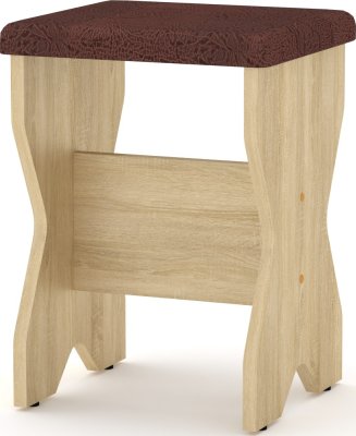 Taburet T-1 dub sonoma, Vinyl bronz