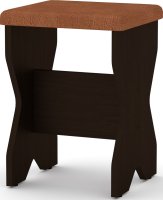 Taburet T-1 wenge, Vinyl červená