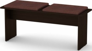 Taburet T-8 ABS wenge, Vinyl bronz