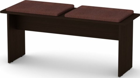 Taburet T-8 ABS wenge, Vinyl bronz