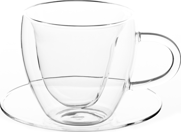 Termo šálek s podšálky Cool 250 ml 2 ks