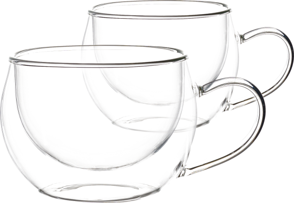Termo sklenice Cool Cappuccino 280 ml set 2 ks