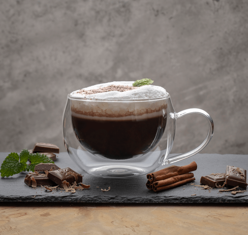Termo sklenice Cool Cappuccino 280 ml set 2 ks