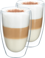 Termo sklenice Cool Latte 450 ml set 2 ks