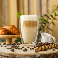 Termo sklenice Cool Latte 450 ml set 2 ks