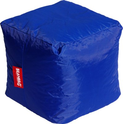 Tmavě modrý sedací vak BeanBag Cube