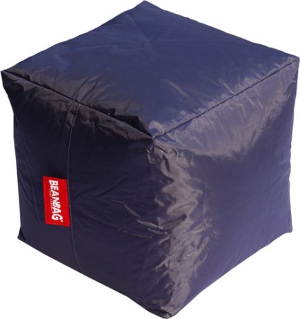 Tmavě šedý sedací vak BeanBag Cube