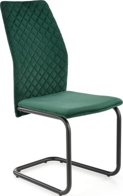 Tmavě zelená jídelní židle K444