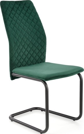 Tmavě zelená jídelní židle K444