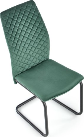 Tmavě zelená jídelní židle K444