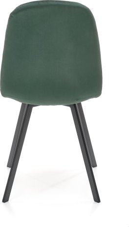 Tmavě zelená jídelní židle K462
