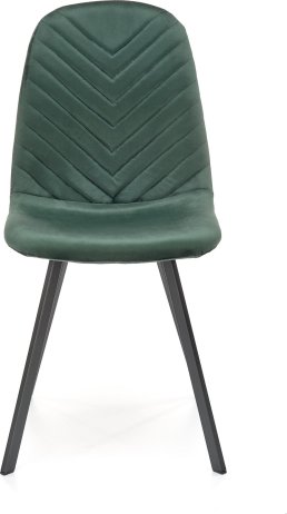 Tmavě zelená jídelní židle K462