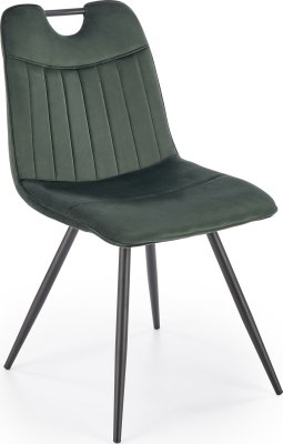 Tmavě zelená jídelní židle K521
