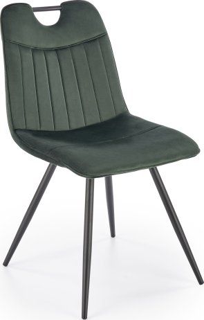 Tmavě zelená jídelní židle K521