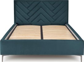 Tmavě zelená postel MODULO 160 korpus Monolith 37