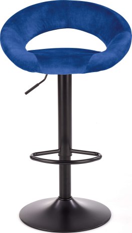 Tmavěmodrá barová židle H102