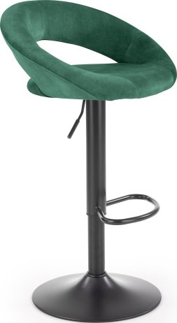 Tmavězelená barová židle H102