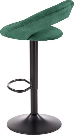 Tmavězelená barová židle H102