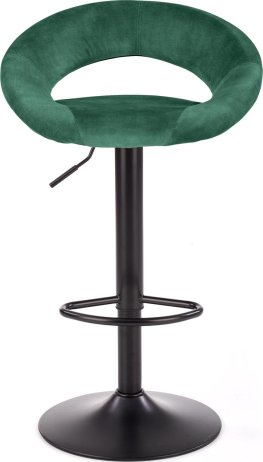 Tmavězelená barová židle H102