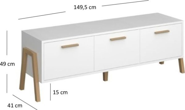 TV stolek BELLE 3K/150