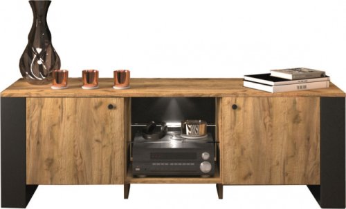 TV stolek WOOD 2D/140