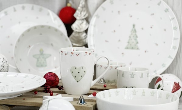 Vánoční polévková miska Advent, 18cm, v 7,5cm