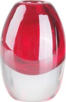 Váza Glass červená 8